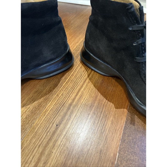 Tod\'s Men\'s Lace Up Chukka Suede Black Shoes Sz 9 main image 9